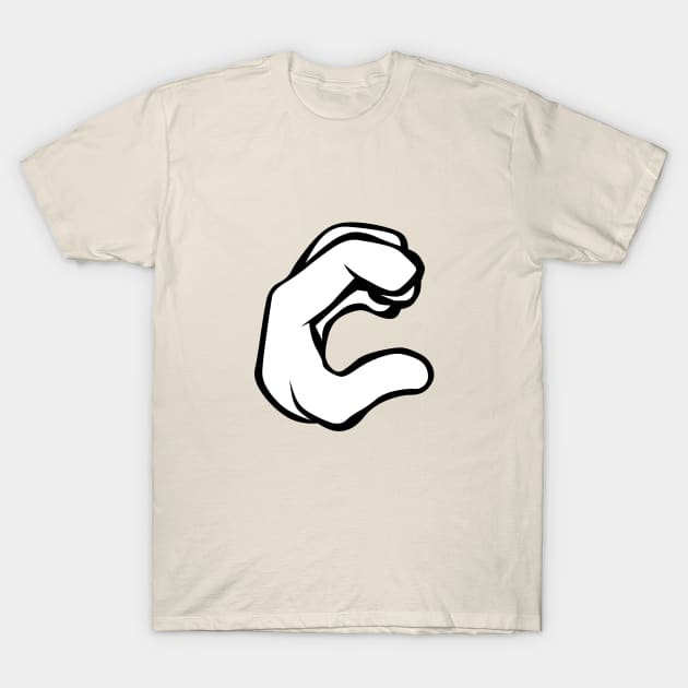 The Letter C T-Shirt by skullsntikis